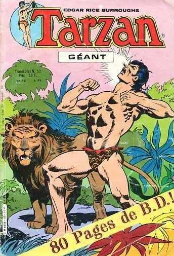 Scan de la Couverture Tarzan Gant n 52